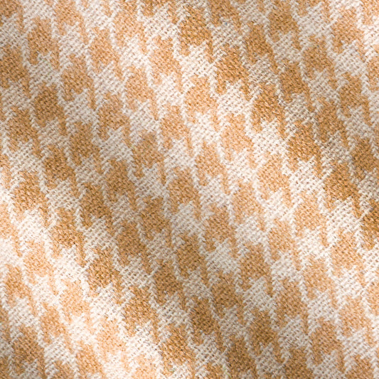 10064.24/2 | Wool Cashmere Pied De Poule | Camel