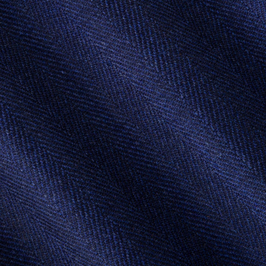 10065.25/3 | Wool Cashmere Herringbone | Blue