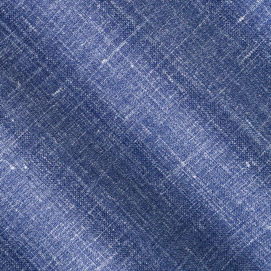 10069.1/111 | Wool Silk Linen Plain | Blue