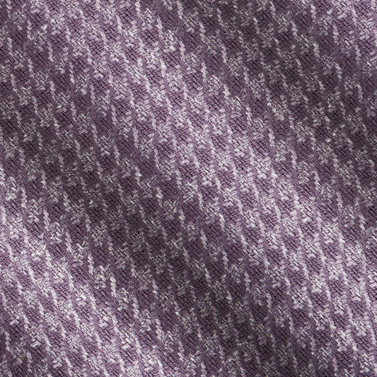 10098.1/31 | Wool Silk Linen Pied De Poule | Purple