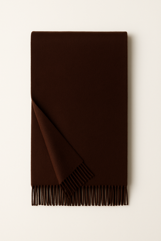 Scarf | Cashmere | Brown
